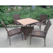 Relax outdoor rattan dining table and chair